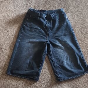 Classic Navy Jean Shorts for Men